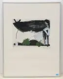 Ohne Titel by Leo Zogmayer, 1985, etching, offered Jun 2022