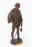 Frankreich, um 1900 by Figur, "Escholier 14ème Siècle", bronze, offered Jun 2022