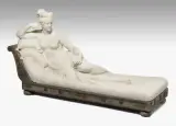 Wohl Italien, 19.Jh., nach dem Modell von Antonio Canova (1757–1822) by Pauline Borghese als Venus Victrix Figur, marble, offered Jun 2022