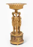 Empire-Stil, in der Art von Pierre Philippe Thomire (1759–1843), Paris, Ende 19.Jh by Tafelaufsatz "Aux Cariatides", bronze, sold Jun 2022