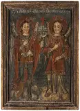 Südslawisch, um 1800 by Hll. Michael und Gabriel, tempera, sold Jun 2022