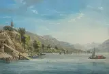 Ansicht von Brienz by Wilhelm Ulrich Oppermann, watercolor, offered Jun 2022