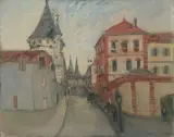 Chartres", 1931 by Varlin, oil on canvas, offered Jun 2022