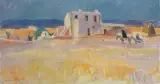 Das Haus in der Ebene bei Aguilas", 1957 by Henri Schmid, oil on canvas, offered Jun 2022