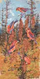 Orgie der Kreuzschmerle", 1984 by Fritz Hug, oil, sold Jun 2022