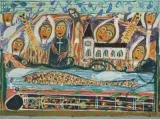 Kreuzigung by Walter Arnold Steffen, oil on canvas, offered Jun 2022