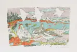 Schneehühner by Alois Carigiet, 1978, color lithograph, sold Jun 2022