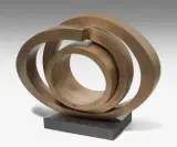 Ohne Titel by André Ramseyer, bronze, sold Jun 2022