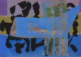 Ohne Titel by Sonia Sekula, 1959, mixed media, sold Jun 2022