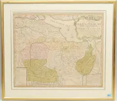 Die zwey erste Zugewandt Orte der Eidgnosschaft nemlich Der Fürstliche Abt von St. Gallen und die Stadt St. Gallen samt dem Toggenburg und dessen angräenzenden by St. Gallen, engraving, offered Jun 2022