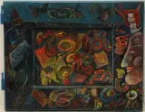 Ohne Titel, 1981 by Claudio Knöpfli, oil, offered Jun 2022