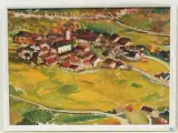 Paysage avec village ensoleillé by André Julien Prina, oil on canvas, offered Jun 2022