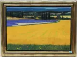Haute Provence", 1990 by Kathy Thys, oil on canvas, sold Jun 2022