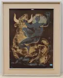 Europa by Hans Erni, 1951, color lithograph, sold Jun 2022