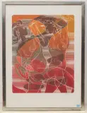 Bacchanale by Hans Erni, 1984, color lithograph, sold Jun 2022