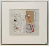Container by Hans Falk, collage, sold Jun 2022