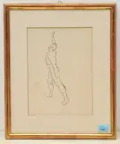 zugeschrieben L'unanimité by Ferdinand Hodler, pencil, sold Jun 2022