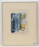 Ohne Titel by Albert Merz, 1988, mixed media, sold Jun 2022