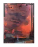 Big Conscience: Empire of the Prodigal Son by Davis Birks, acrylic on canvas, sold Oct 2023