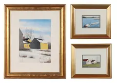 MA by Gregory Dunham, watercolor on paper, sold Nov 2025