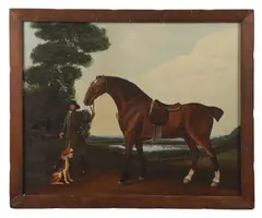 DE artist by John Matassa, oil on canvas, sold Nov 2025