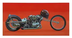 DE artist by John Matassa, gouache on paper, sold Nov 2025