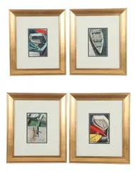 MA ME artist by Gregory Dunham, watercolor on paper, sold Dec 2025