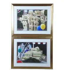 Untitled by Thomas Newnam, watercolor on paper, sold Dec 2025