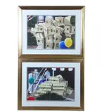 Untitled by Thomas Newnam, watercolor on paper, sold Dec 2025