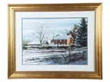 Untitled by Thomas Newnam, watercolor on paper, sold Dec 2025