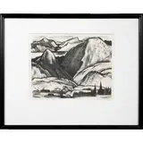 Untitled by John Charles Haley, lithograph, sold Sep 2022