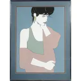 Untitled by Patrick Nagel, serigraph, sold Sep 2022