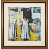The Girl by Douglas M. Schneider, 1996, lithograph, sold Sep 2022
