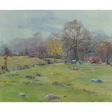 Untitled (Landscape) by Chauncey Foster Ryder, oil on canvas, sold Oct 2022