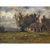 Untitled (Country Landscape) by Robert Lorraine Pyne, 1894, oil on board, sold Oct 2022