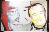 John Wayne by Roberto Bertoni, oil on canvas, sold Jul 2025