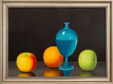 Still Life Scene of Fruit by Gabriele Golinelli, Oil on Board, sold Jul 2024