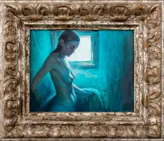 Blue Light by Michelle Doll, 2008, Oil on Panel, sold Jul 2024