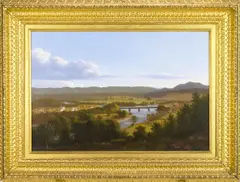 Untitled by Charles Louis Heyde, oil on canvas, sold Sep 2024