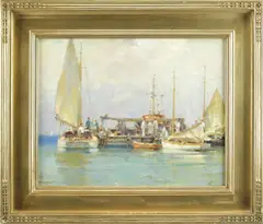 Untitled by Walter Granville-Smith, oil on canvas, sold Sep 2024