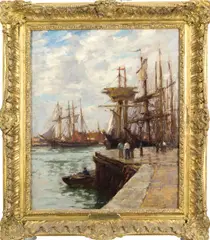 Untitled by Terrick Williams, oil on canvas, sold Sep 2024