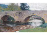 Le Pont by Henri Martin, 1860 Toulouse – 1943 Labastide-du-Vert, oil on canvas, sold Jun 2026