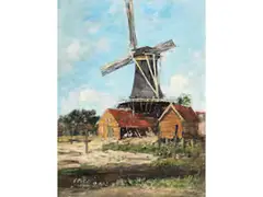 Untitled by Eugène Boudin, oil on panel, sold Sep 2022