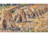 Kornfeld by Christian Rohlfs, oil on canvas, sold Sep 2023