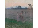 Heimkehr vom Feld by Henri Martin, oil on canvas, sold Sep 2025