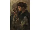 Dame mit Handspiegel bei der Toilette by Isaac Israëls, oil on canvas, offered Mar 2019