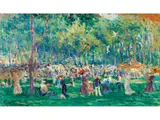 Bois de Boulogne – Jardin du Ranelagh by Maximilien Luce, oil, sold Jun 2025