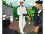Les Joueurs de Pelote by Pablo Tillac, oil on canvas, offered Dec 2019