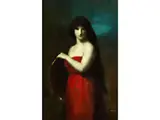 Untitled by Jean-Jacques Henner, oil on canvas, sold Mar 2019