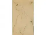 Hanka Zborowska mit Grossem Kragen by Amedeo Modigliani, pencil, offered Jun 2016